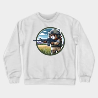 Tactical Bison Buffalo Crewneck Sweatshirt